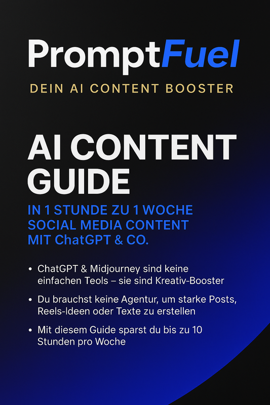 📦 PromptFuel Influencer-Bundle – Dein Content-Kickstart